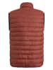 PME Legend Doorgestikte bodywarmer roestrood