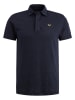 PME Legend Lniana koszulka polo w kolorze granatowym