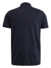 PME Legend Lniana koszulka polo w kolorze granatowym