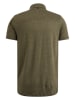 PME Legend Lniana koszulka polo w kolorze khaki