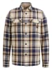 PME Legend Blouse - regular fit - beige/donkerblauw