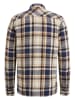 PME Legend Blouse - regular fit - beige/donkerblauw
