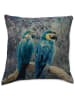 Mars & More Kussen "Aras" blauw/grijs - (L)45 x (B)45 cm