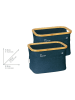 Tom Tailor 2er-Set: Aufbewahrungskörbe in Dunkelblau - (B)38 x (H)26 x (T)26 cm