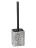 Wenko Zestaw WC "Terrazzo" w kolorze szarym - 10 x 37 x 10 cm