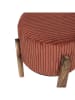 Ethnical Life Hocker w kolorze pomarańczowym - wys. 35 x Ø 35,5 cm