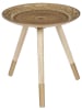 Ethnical Life Beistelltisch in Gold - (H)42 x Ø 40 cm
