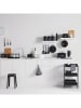 UTILITY 2-delige set: theedoeken zwart - (L)70 x (B)50 cm
