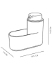 UTILITY Zeepdispenser groen - (B)14,5 x (H)7,4 x (D)16,5 cm