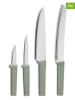 UTILITY 4er-Set: Küchenmesser in Grün
