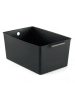 UTILITY Aufbewahrungsbox "H15" in Schwarz - (B)34 x (H)15 x (T)22,5 cm