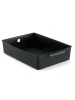 UTILITY Opbergbox "H7" zwart - (B)34 x (H)7 x (D)24 cm