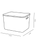 UTILITY Aufbewahrungsbox "H16" in Blau - (B)26 x (H)16 x (T)18 cm