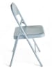 UTILITY Krzesło składane w kolorze niebieskim - 43 x 78 x 46 cm