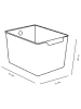 UTILITY Aufbewahrungsbox "H15" in Grün - (B)25 x (H)15 x (T)19 cm