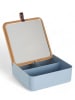 UTILITY Aufbewahrungsbox in Blau - (B)14 x (H)5 x (T)14 cm
