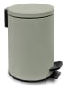 UTILITY Kosz w kolorze zielonym na śmieci na przycisk- wys. 25 x Ø 16,8 cm - 3 l