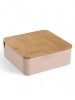UTILITY Opbergbox lichtroze - (B)14 x (H)5 x (D)14 cm