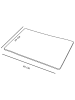 UTILITY Diatomiet badmat wit - (L)60 x (B)39 cm