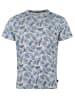 Roadsign Shirt in Grau/ Blau