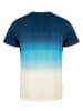 Roadsign Shirt in Blau/ Creme