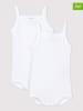PETIT BATEAU 2er-Set: Bodys in Weiß