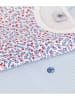 PETIT BATEAU 2-delige set: pyjama's lichtblauw/wit