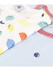 PETIT BATEAU 2er-Set: Pyjamas in Weiß/ Hellblau/ Pink