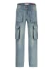 Vingino Spijkerbroek "Peppe cargo" - regular fit - lichtblauw