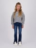Vingino Sweatshirt "Narinne" in Beige/ Dunkelblau