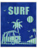 Le Comptoir de la Plage Strandtuch ''Nyaralas'' in Blau/ Türkis - (L)180 x (B)140 cm
