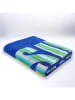 Le Comptoir de la Plage Strandlaken "Nyaralas" blauw/turquoise - (L)180 x (B)140 cm
