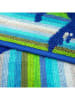 Le Comptoir de la Plage Strandtuch ''Nyaralas'' in Blau/ Türkis - (L)180 x (B)140 cm