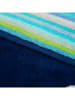 Le Comptoir de la Plage Strandlaken "Calypso" donkerblauw/turquoise - (L)180 x (B)140 cm