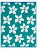 Le Comptoir de la Plage Strandtuch ''Bargara'' in Türkis - (L)180 x (B)140 cm