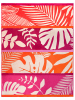 Le Comptoir de la Plage Strandtuch ''Carlina'' in Orange/ Pink - (L)180 x (B)140 cm
