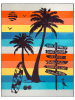 Le Comptoir de la Plage Strandtuch ''Coconut Beach'' in Bunt - (L)180 x (B)140 cm