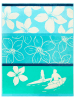 Le Comptoir de la Plage Strandtuch ''Freestyle'' in Hellblau/ Türkis - (L)180 x (B)140 cm