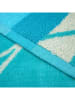 Le Comptoir de la Plage Strandtuch ''Freestyle'' in Hellblau/ Türkis - (L)180 x (B)140 cm