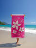 Le Comptoir de la Plage Strandtuch ''Wasaga'' in Pink - (L)175 x (B)100 cm