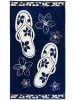 Le Comptoir de la Plage Strandlaken "Patong" donkerblauw - (L)175 x (B)100 cm