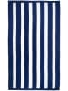 Le Comptoir de la Plage Strandtuch ''Bahia'' in Dunkelblau/ Weiß - (L)175 x (B)100 cm