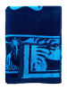 Le Comptoir de la Plage Strandtuch ''Cayo'' in Dunkelblau/ Türkis - (L)170 x (B)90 cm