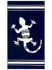 Le Comptoir de la Plage Strandlaken "Sistelo" donkerblauw - (L)170 x (B)90 cm