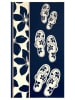 Le Comptoir de la Plage Strandtuch ''Tama'' in Dunkelblau - (L)170 x (B)90 cm