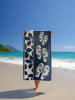 Le Comptoir de la Plage Strandtuch ''Tama'' in Dunkelblau - (L)170 x (B)90 cm