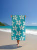 Le Comptoir de la Plage Strandtuch ''Caracol'' in Türkis - (L)170 x (B)90 cm