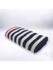 Le Comptoir de la Plage Strandlaken "Ankuri" donkerblauw/crème - (L)170 x (B)90 cm