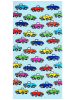 Le Comptoir de la Plage Mikrofaser-Strandtuch ''Cars'' in Türkis/ Bunt - (L)140 x (B)70 cm