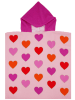 Le Comptoir de la Plage Badeponcho "Curs" in Rosa - (L)60 x (B)60 cm